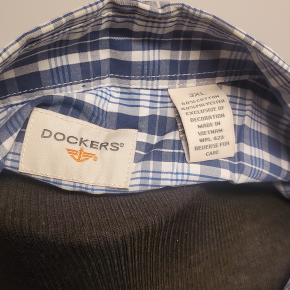 DOCKERS Button Down Shirt Size: 3XL - Picture 3 of 3